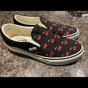 Vans w/cherry detail, great condition